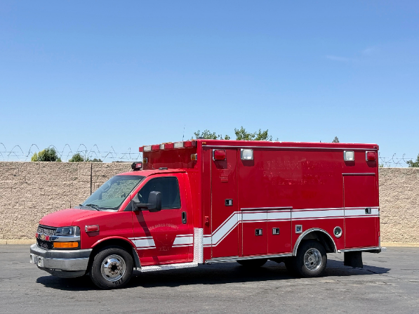 2013 Wheeled Coach Chevrolet Express Type III Ambulance
