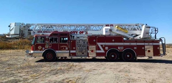1996 KME 102' Aerialcat Platform